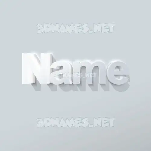 name in Clean White style - 3D name wallpaper name in Clean White style - 3D name wallpaper