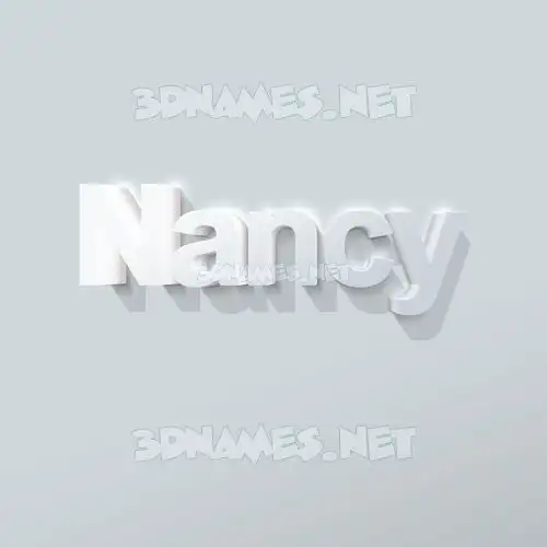 nancy in Clean White style - 3D name wallpaper nancy in Clean White style - 3D name wallpaper