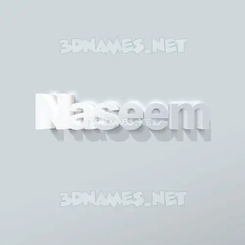 naseem in Clean White style - 3D name wallpaper naseem in Clean White style - 3D name wallpaper