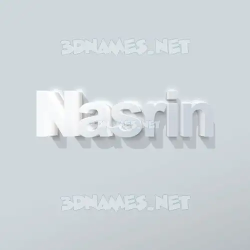 nasrin in Clean White style - 3D name wallpaper nasrin in Clean White style - 3D name wallpaper