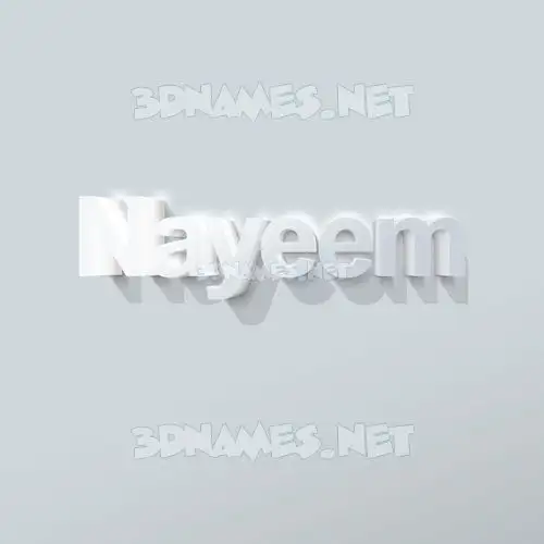 nayeem in Clean White style - 3D name wallpaper nayeem in Clean White style - 3D name wallpaper