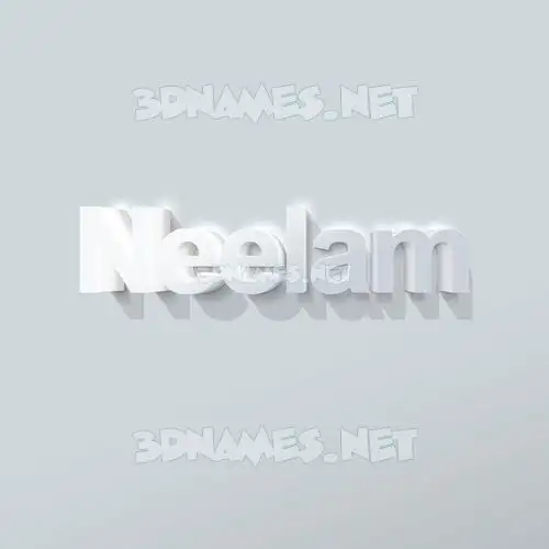 neelam in Clean White style - 3D name wallpaper neelam in Clean White style - 3D name wallpaper