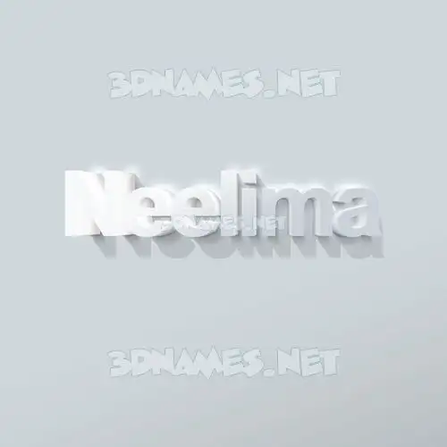 neelima in Clean White style - 3D name wallpaper neelima in Clean White style - 3D name wallpaper
