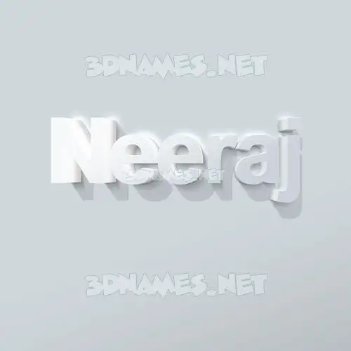 neeraj in Clean White style - 3D name wallpaper neeraj in Clean White style - 3D name wallpaper