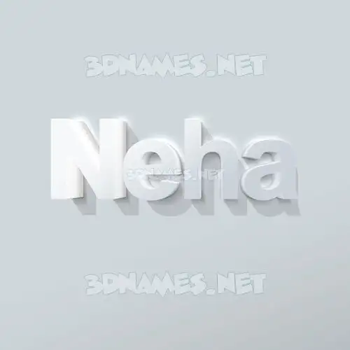 neha in Clean White style - 3D name wallpaper neha in Clean White style - 3D name wallpaper