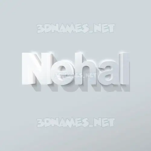 nehal in Clean White style - 3D name wallpaper nehal in Clean White style - 3D name wallpaper