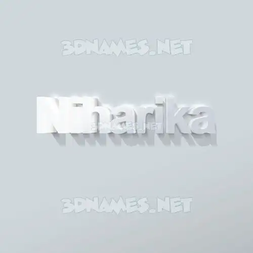 niharika in Clean White style - 3D name wallpaper niharika in Clean White style - 3D name wallpaper