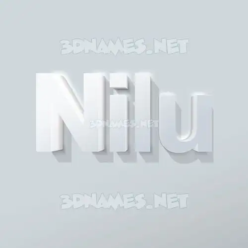 nilu in Clean White style - 3D name wallpaper nilu in Clean White style - 3D name wallpaper