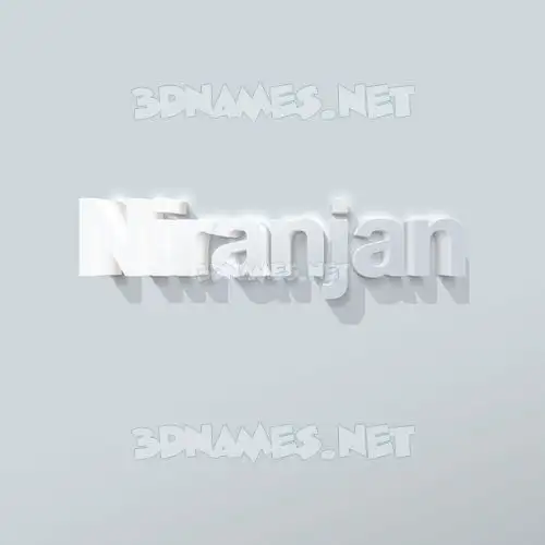 niranjan in Clean White style - 3D name wallpaper niranjan in Clean White style - 3D name wallpaper