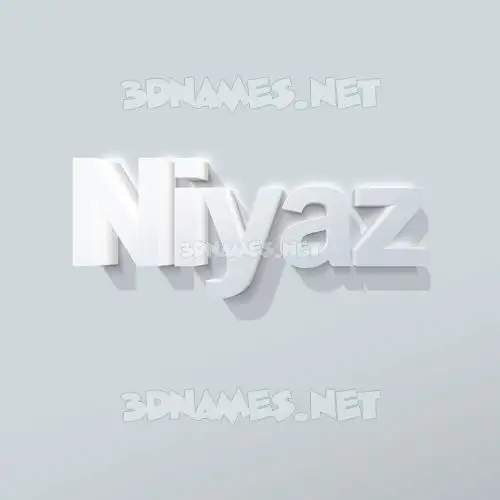 niyaz in Clean White style - 3D name wallpaper niyaz in Clean White style - 3D name wallpaper