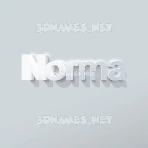norma in Clean White style - 3D name wallpaper norma in Clean White style - 3D name wallpaper