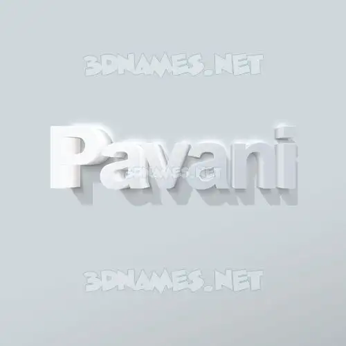 pavani in Clean White style - 3D name wallpaper pavani in Clean White style - 3D name wallpaper