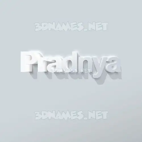 pradnya in Clean White style - 3D name wallpaper pradnya in Clean White style - 3D name wallpaper