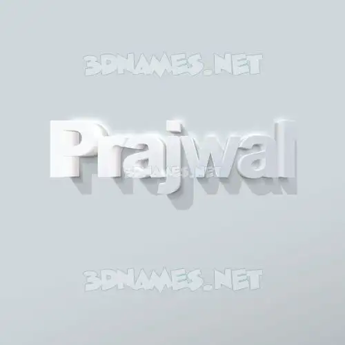 prajwal in Clean White style - 3D name wallpaper prajwal in Clean White style - 3D name wallpaper