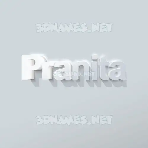 pranita in Clean White style - 3D name wallpaper pranita in Clean White style - 3D name wallpaper