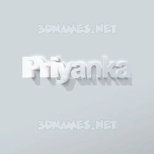 priyanka in Clean White style - 3D name wallpaper priyanka in Clean White style - 3D name wallpaper