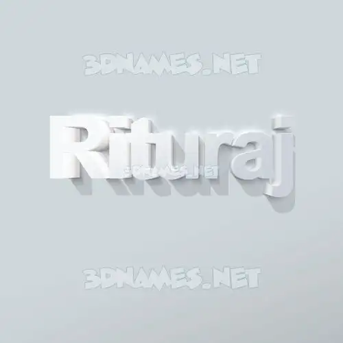 rituraj in Clean White style - 3D name wallpaper rituraj in Clean White style - 3D name wallpaper