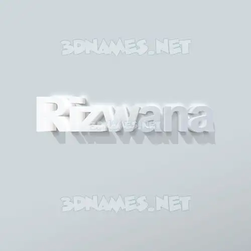 rizwana in Clean White style - 3D name wallpaper rizwana in Clean White style - 3D name wallpaper