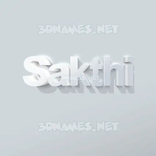 sakthi in Clean White style - 3D name wallpaper sakthi in Clean White style - 3D name wallpaper