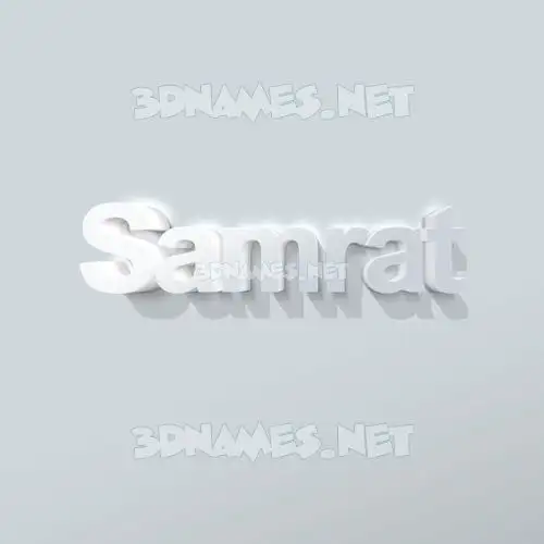 samrat in Clean White style - 3D name wallpaper samrat in Clean White style - 3D name wallpaper