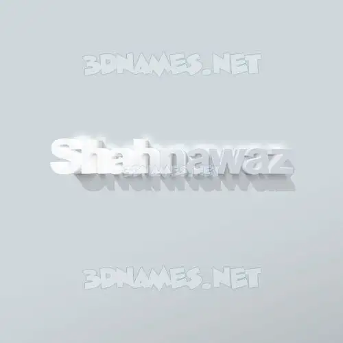 shahnawaz in Clean White style - 3D name wallpaper shahnawaz in Clean White style - 3D name wallpaper