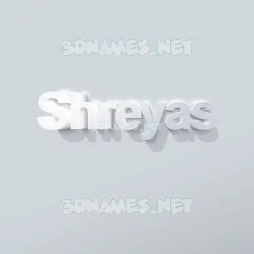 shreyas in Clean White style - 3D name wallpaper shreyas in Clean White style - 3D name wallpaper