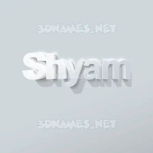 shyam in Clean White style - 3D name wallpaper shyam in Clean White style - 3D name wallpaper