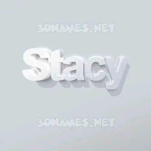 stacy in Clean White style - 3D name wallpaper stacy in Clean White style - 3D name wallpaper