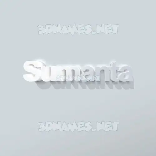 sumanta in Clean White style - 3D name wallpaper sumanta in Clean White style - 3D name wallpaper