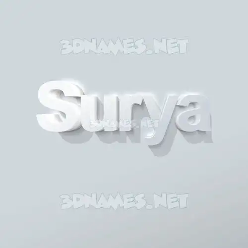 surya in Clean White style - 3D name wallpaper surya in Clean White style - 3D name wallpaper