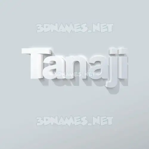 tanaji in Clean White style - 3D name wallpaper tanaji in Clean White style - 3D name wallpaper