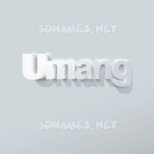 umang in Clean White style - 3D name wallpaper umang in Clean White style - 3D name wallpaper