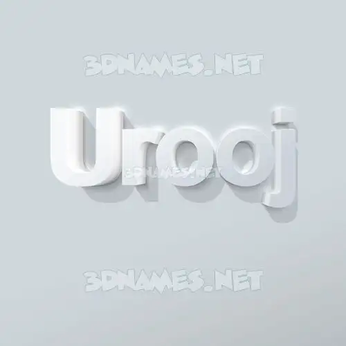 urooj in Clean White style - 3D name wallpaper urooj in Clean White style - 3D name wallpaper
