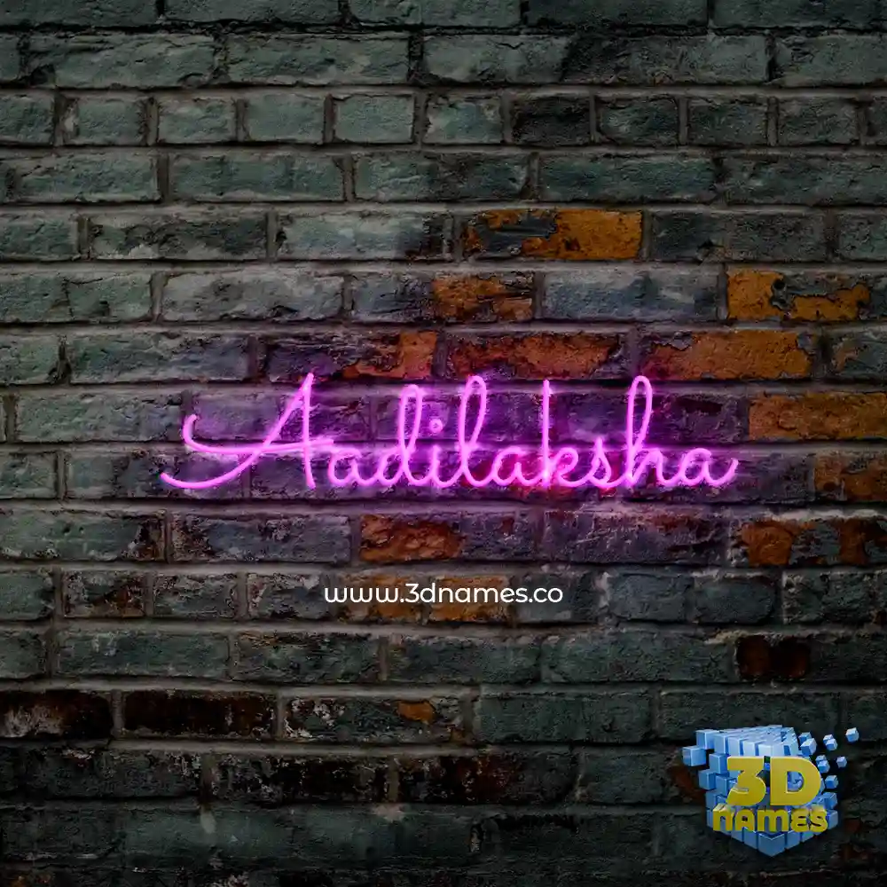 aadilaksha in Pink Neon style - 3D name wallpaper aadilaksha in Pink Neon style - 3D name wallpaper