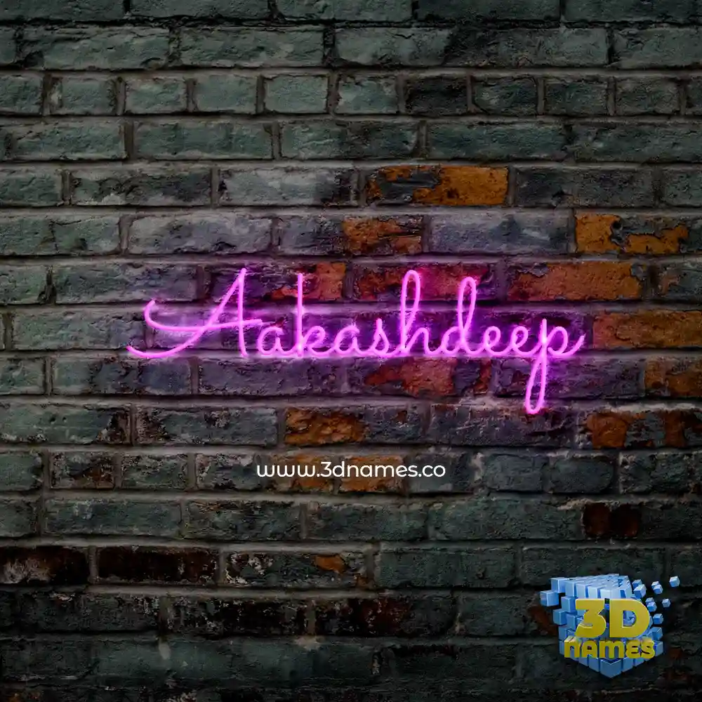 aakashdeep in Pink Neon style - 3D name wallpaper aakashdeep in Pink Neon style - 3D name wallpaper