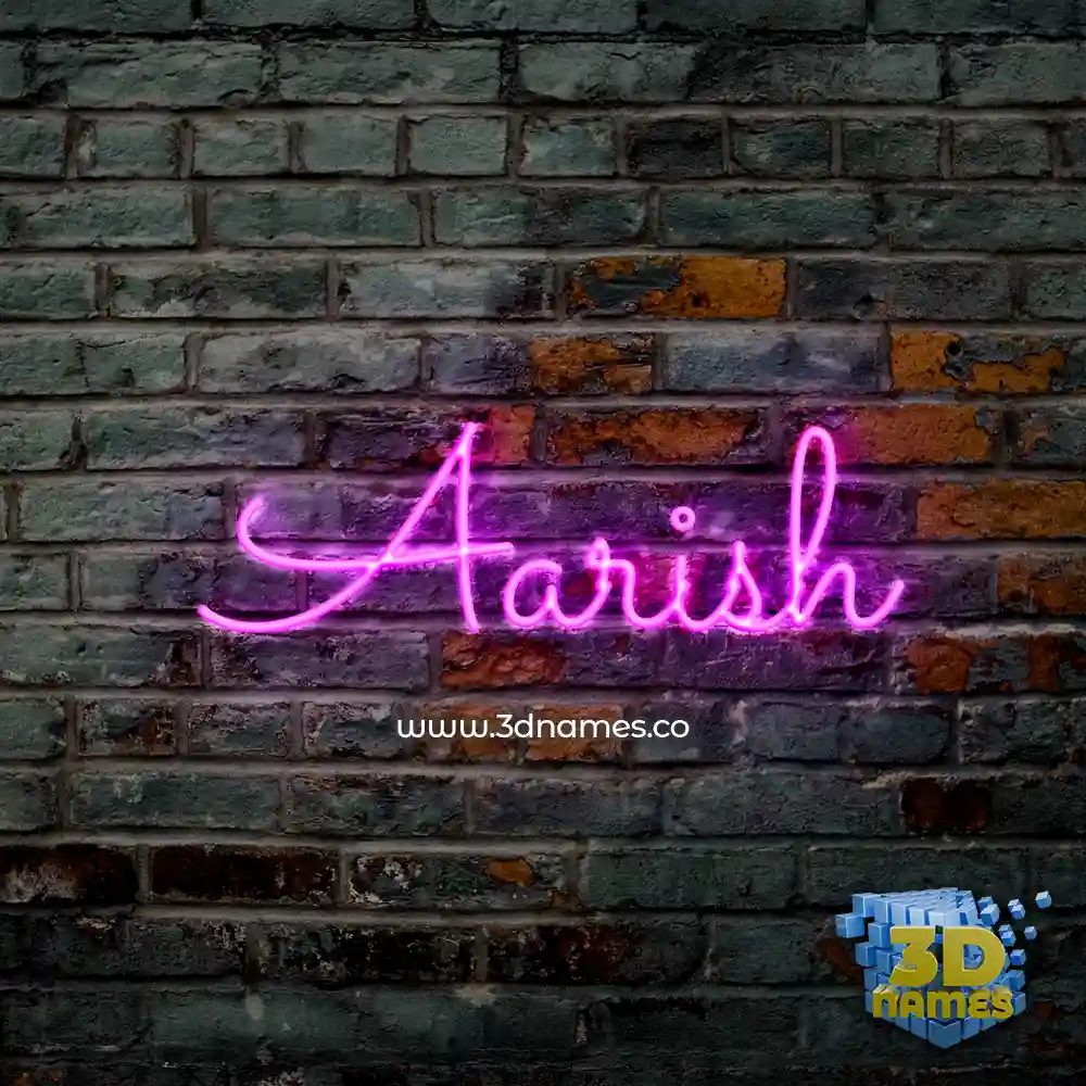 aarish in Pink Neon style - 3D name wallpaper aarish in Pink Neon style - 3D name wallpaper