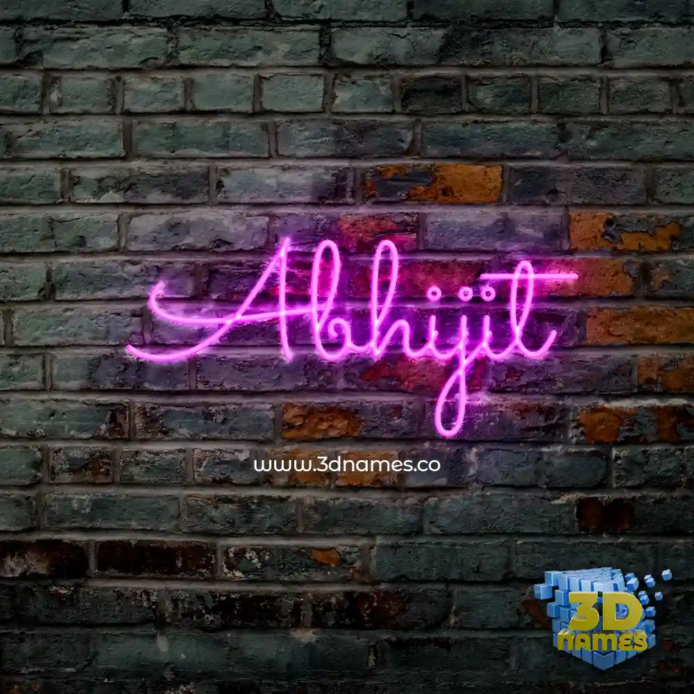 abhijit in Pink Neon style - 3D name wallpaper abhijit in Pink Neon style - 3D name wallpaper