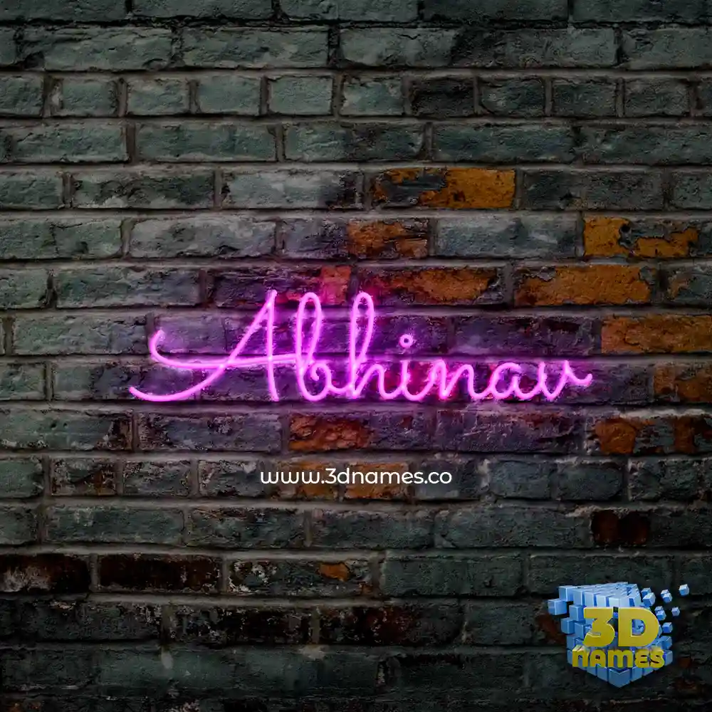 abhinav in Pink Neon style - 3D name wallpaper abhinav in Pink Neon style - 3D name wallpaper