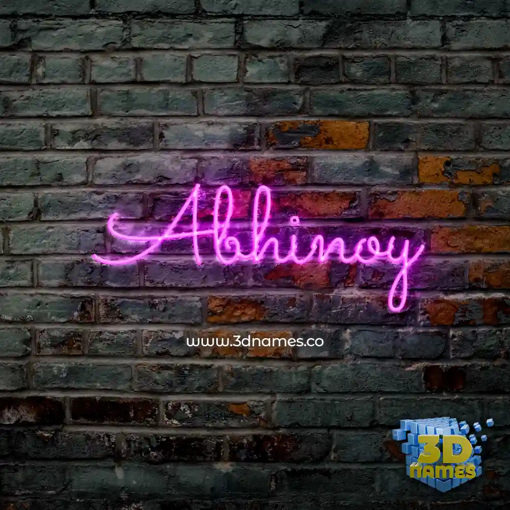 abhinoy in Pink Neon style - 3D name wallpaper abhinoy in Pink Neon style - 3D name wallpaper