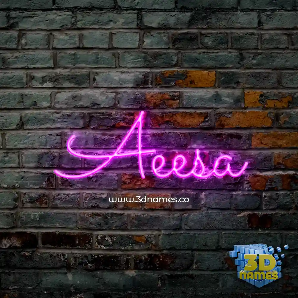aeesa in Pink Neon style - 3D name wallpaper aeesa in Pink Neon style - 3D name wallpaper