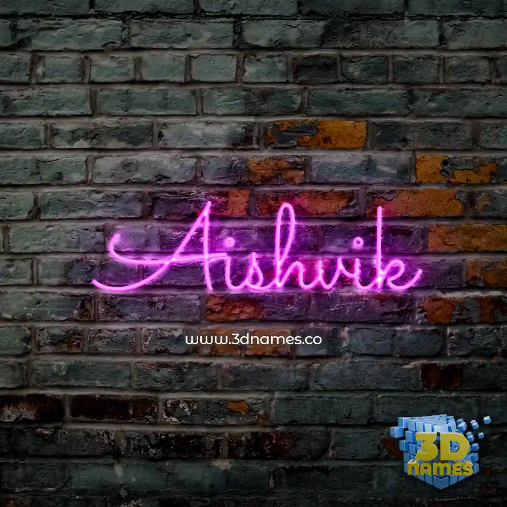 aishvik in Pink Neon style - 3D name wallpaper aishvik in Pink Neon style - 3D name wallpaper