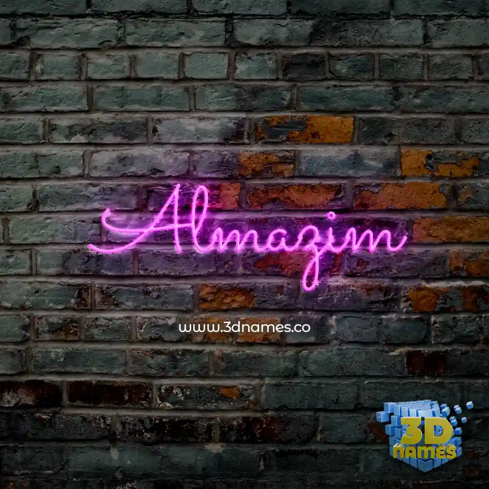 almazim in Pink Neon style - 3D name wallpaper almazim in Pink Neon style - 3D name wallpaper