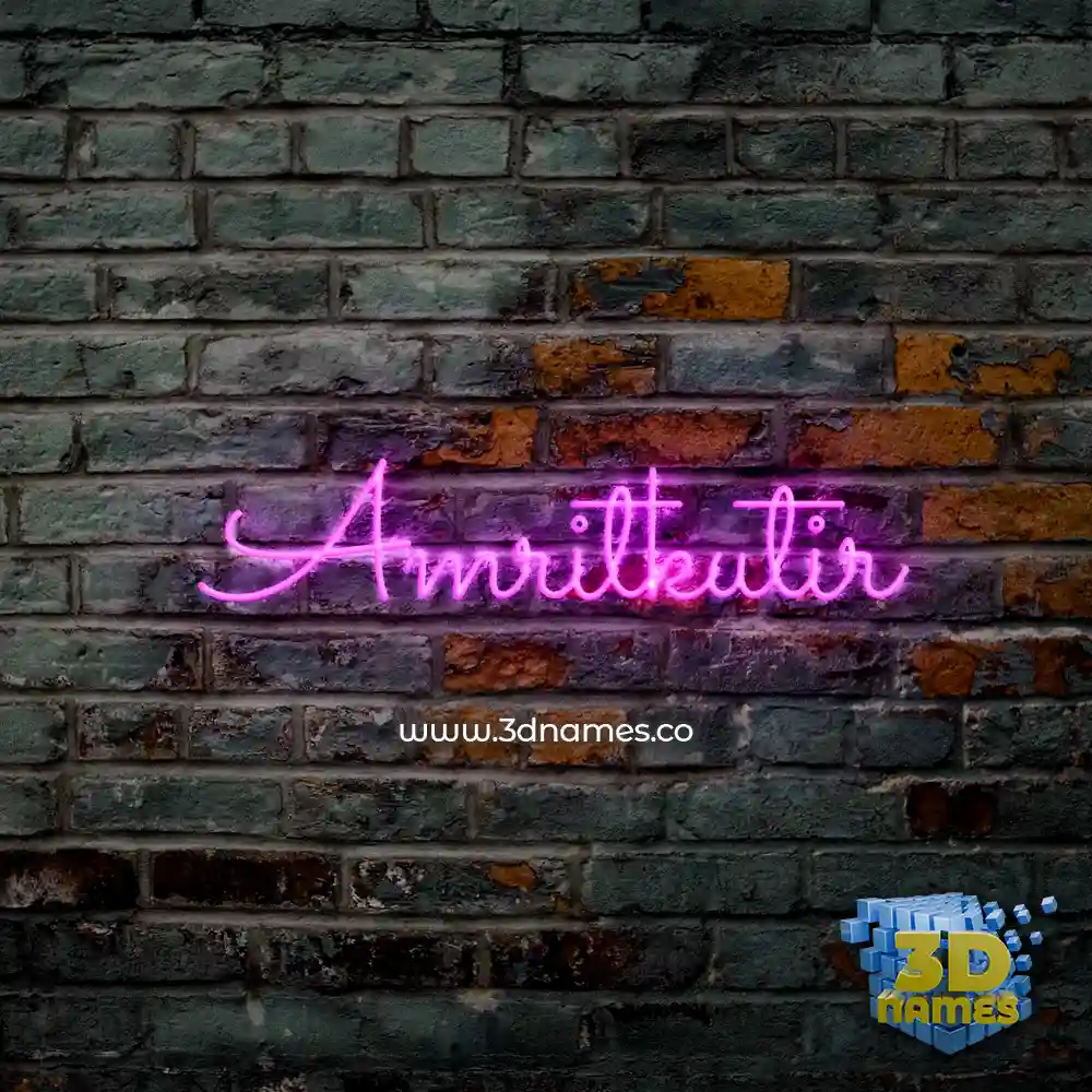 amritkutir in Pink Neon style - 3D name wallpaper amritkutir in Pink Neon style - 3D name wallpaper