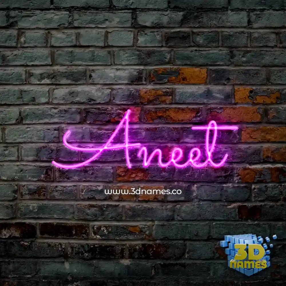 aneet in Pink Neon style - 3D name wallpaper aneet in Pink Neon style - 3D name wallpaper