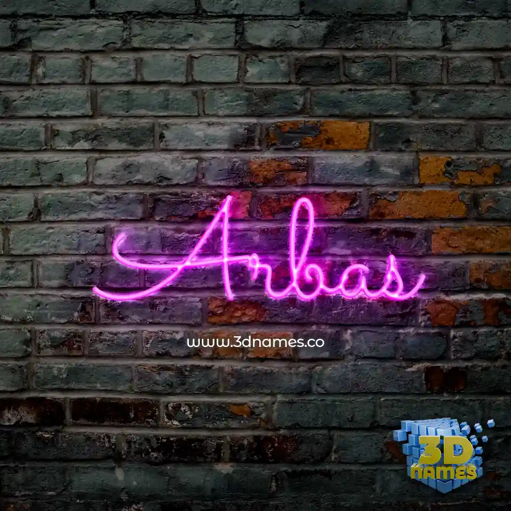 arbas in Pink Neon style - 3D name wallpaper arbas in Pink Neon style - 3D name wallpaper