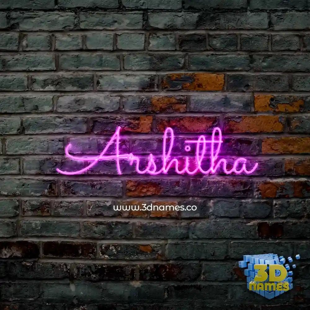 arshitha in Pink Neon style - 3D name wallpaper arshitha in Pink Neon style - 3D name wallpaper