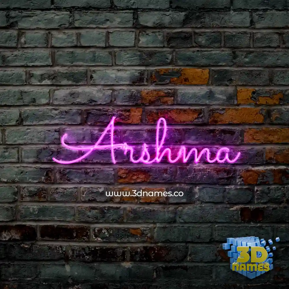 arshma in Pink Neon style - 3D name wallpaper arshma in Pink Neon style - 3D name wallpaper