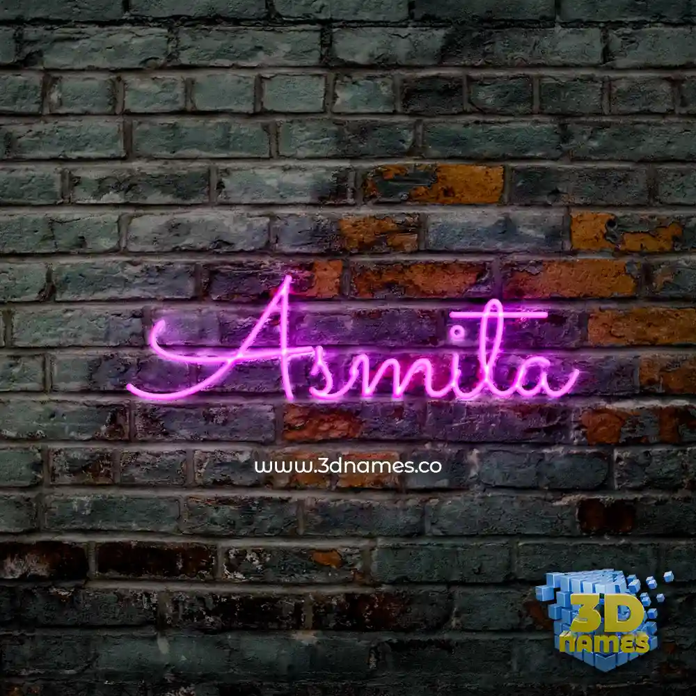 asmita in Pink Neon style - 3D name wallpaper asmita in Pink Neon style - 3D name wallpaper