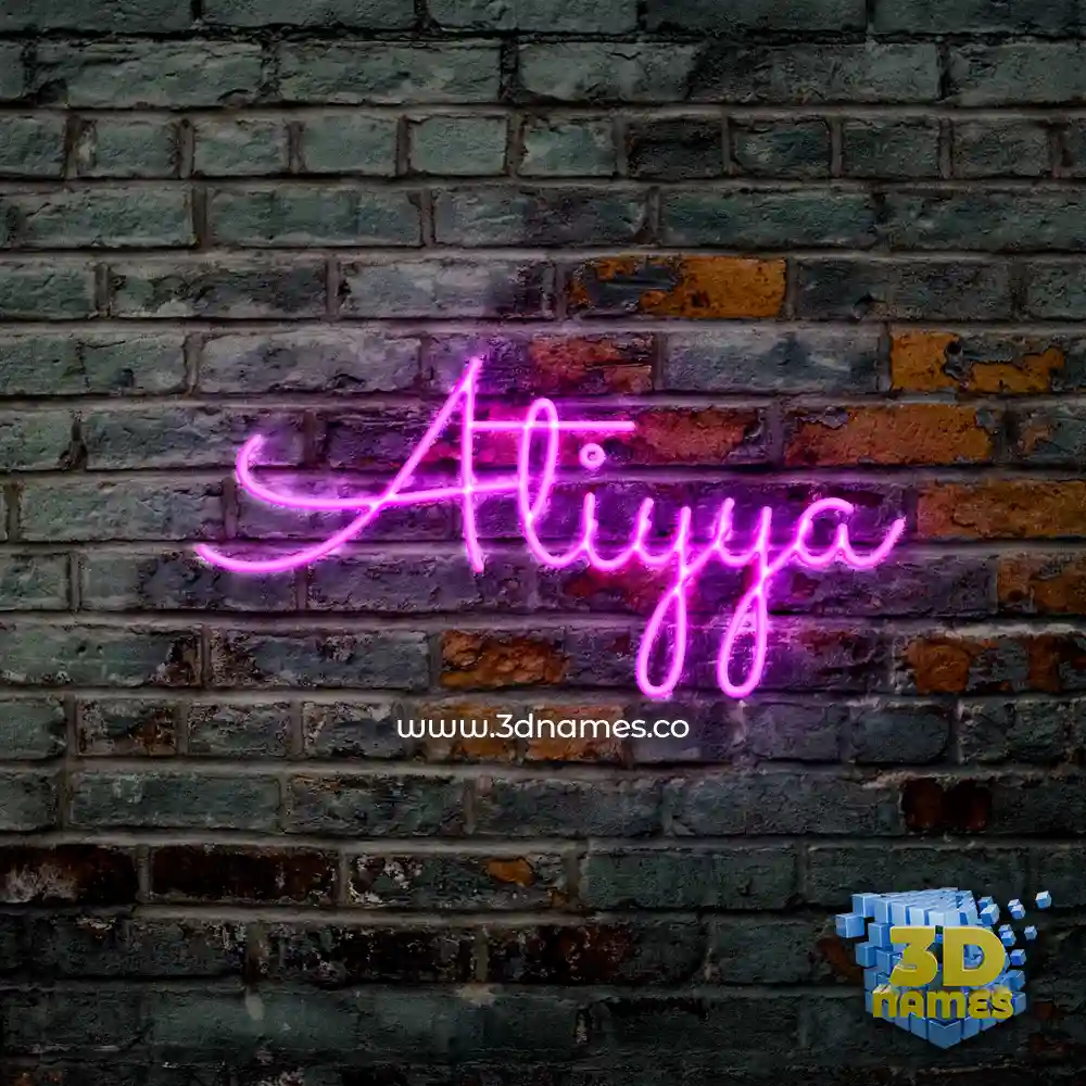 atiyya in Pink Neon style - 3D name wallpaper atiyya in Pink Neon style - 3D name wallpaper