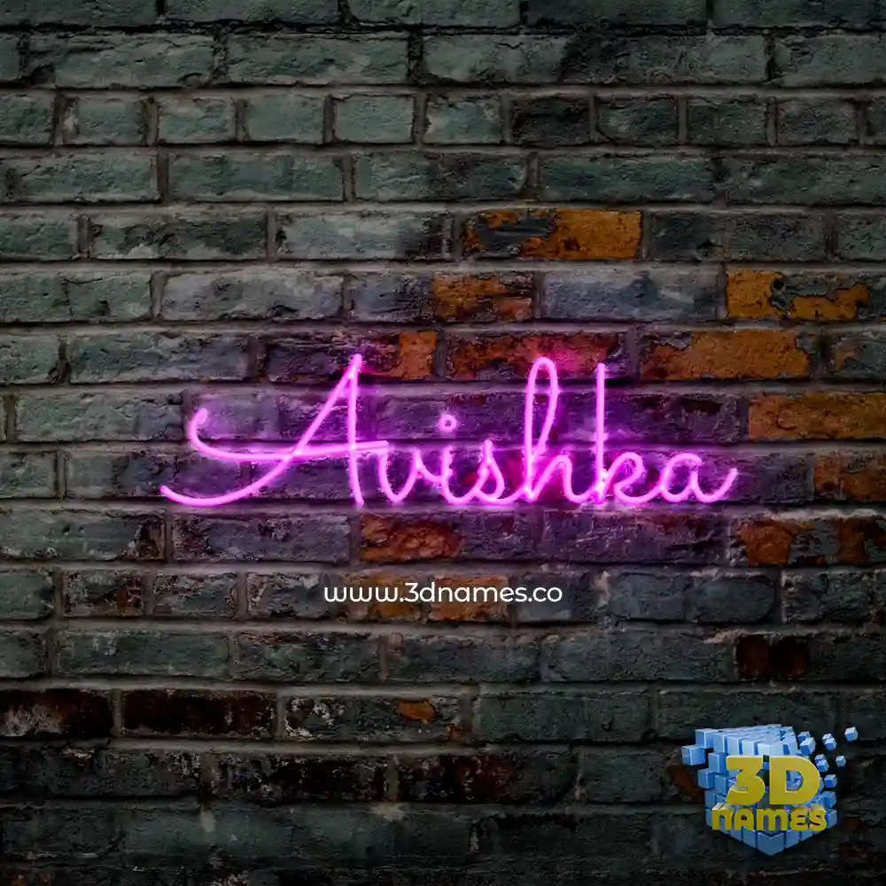 avishka in Pink Neon style - 3D name wallpaper avishka in Pink Neon style - 3D name wallpaper